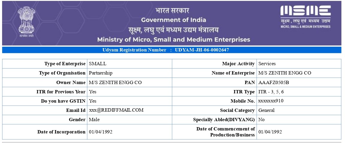 Company Certifications